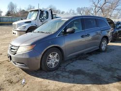 Honda salvage cars for sale: 2015 Honda Odyssey LX