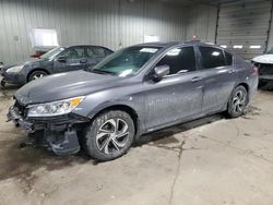 Salvage cars for sale at Franklin, WI auction: 2017 Honda Accord LX