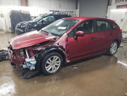 Salvage cars for sale at Elgin, IL auction: 2016 Subaru Impreza Premium