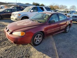 Vehiculos salvage en venta de Copart Sacramento, CA: 2001 Pontiac Grand AM SE1