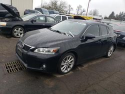 Salvage cars for sale from Copart Woodburn, OR: 2013 Lexus CT 200