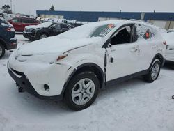 Salvage cars for sale at Woodhaven, MI auction: 2014 Toyota Rav4 LE