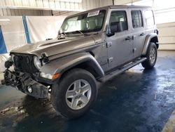 Salvage cars for sale at Fort Wayne, IN auction: 2019 Jeep Wrangler Unlimited Sahara