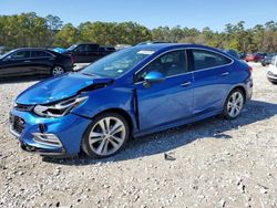 Vehiculos salvage en venta de Copart Houston, TX: 2016 Chevrolet Cruze Premier