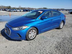 Salvage cars for sale at Lumberton, NC auction: 2017 Hyundai Elantra SE