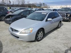 Salvage cars for sale at Spartanburg, SC auction: 2003 Honda Accord EX