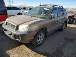 Vehiculos salvage en venta de Copart Elgin, IL: 2003 Hyundai Santa FE GLS