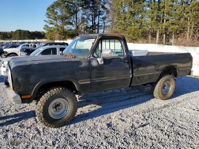 1991 Dodge W-SERIES W150