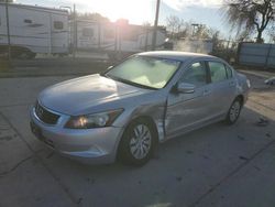 Salvage cars for sale from Copart Sacramento, CA: 2010 Honda Accord LX