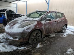 Salvage cars for sale at Brighton, CO auction: 2016 Nissan Leaf SV