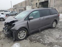 Salvage cars for sale at Fredericksburg, VA auction: 2016 Toyota Sienna XLE