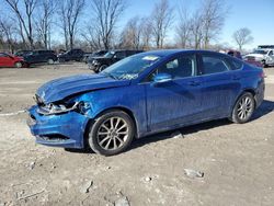 Salvage cars for sale at Cicero, IN auction: 2017 Ford Fusion SE