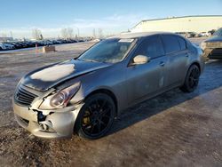 Salvage cars for sale at Rocky View County, AB auction: 2013 Infiniti G37