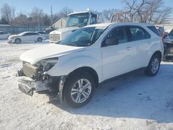 Salvage cars for sale at Wichita, KS auction: 2017 Chevrolet Equinox LS