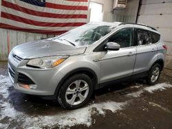 Salvage cars for sale at Lyman, ME auction: 2016 Ford Escape SE