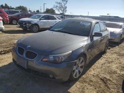 BMW salvage cars for sale: 2004 BMW 530 I