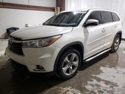 Toyota Highlander salvage cars for sale: 2016 Toyota Highlander Limited