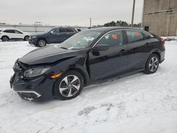 Honda salvage cars for sale: 2019 Honda Civic LX