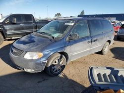 Vehiculos salvage en venta de Copart Woodhaven, MI: 2003 Chrysler Town & Country Limited