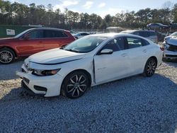 Chevrolet salvage cars for sale: 2017 Chevrolet Malibu LT