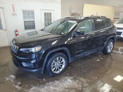 Salvage cars for sale at Davison, MI auction: 2021 Jeep Cherokee Latitude LUX