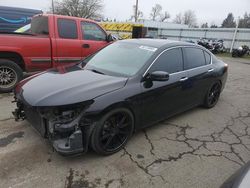 Salvage cars for sale at Woodburn, OR auction: 2014 Honda Accord EXL