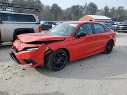 Salvage cars for sale at Mendon, MA auction: 2022 Honda Civic Sport