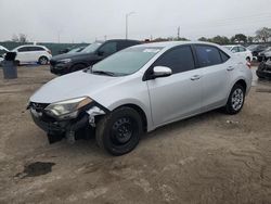 Salvage cars for sale from Copart Homestead, FL: 2016 Toyota Corolla L