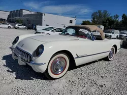 Salvage cars for sale at Opa Locka, FL auction: 1954 Chevrolet Corvette