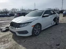 Salvage trucks for sale at Columbus, OH auction: 2018 Honda Civic EX