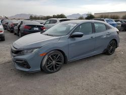 Salvage cars for sale at Las Vegas, NV auction: 2021 Honda Civic Sport