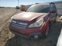 Salvage cars for sale at Elgin, IL auction: 2013 Subaru Outback 2.5I Premium