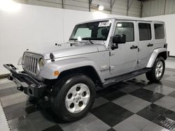 Salvage cars for sale at China Grove, NC auction: 2015 Jeep Wrangler Unlimited Sahara