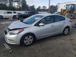 KIA salvage cars for sale: 2015 KIA Forte LX