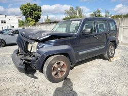 Salvage cars for sale at Opa Locka, FL auction: 2008 Jeep Liberty Sport