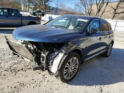 Salvage cars for sale at North Billerica, MA auction: 2017 Lincoln MKX Reserve