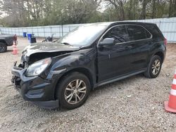 Salvage cars for sale at Knightdale, NC auction: 2017 Chevrolet Equinox LS