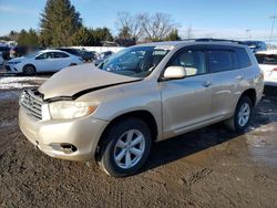 Salvage cars for sale at Finksburg, MD auction: 2008 Toyota Highlander