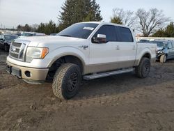 Salvage cars for sale at Finksburg, MD auction: 2011 Ford F150 Supercrew