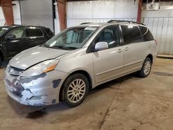 Salvage cars for sale at Lansing, MI auction: 2007 Toyota Sienna XLE