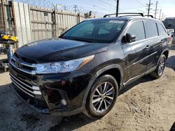 Salvage cars for sale at Los Angeles, CA auction: 2019 Toyota Highlander SE