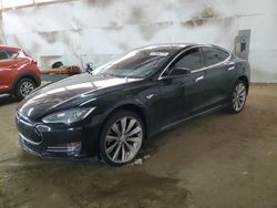 Salvage cars for sale at Brighton, CO auction: 2014 Tesla Model S