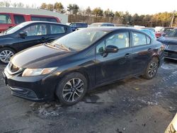 Salvage cars for sale at Exeter, RI auction: 2014 Honda Civic EX