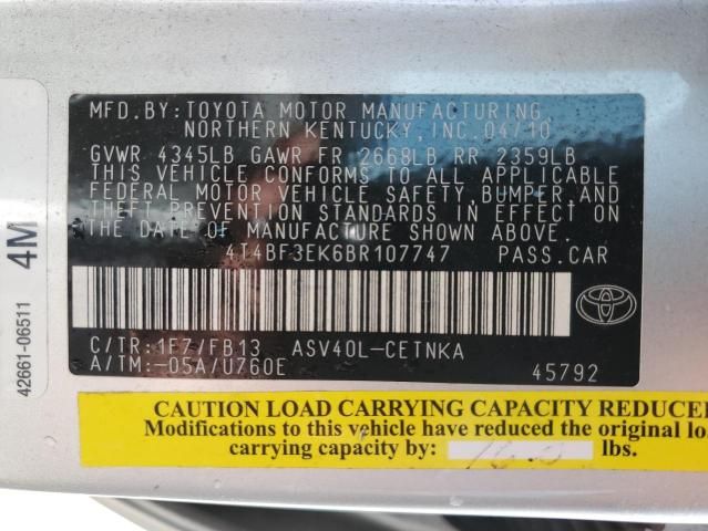 2011 Toyota Camry Base