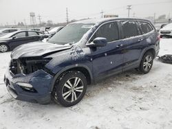 Salvage cars for sale from Copart Chicago Heights, IL: 2016 Honda Pilot EXL