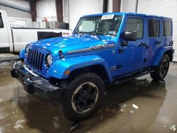 Salvage cars for sale at West Mifflin, PA auction: 2014 Jeep Wrangler Unlimited Sahara