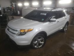 Salvage cars for sale at Pekin, IL auction: 2014 Ford Explorer Limited