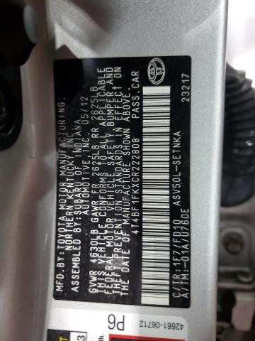 2012 Toyota Camry Base