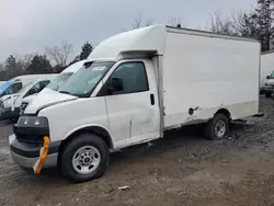 Salvage trucks for sale at Pennsburg, PA auction: 2021 GMC Savana Cutaway G3500