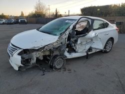 Salvage cars for sale at San Martin, CA auction: 2014 Nissan Sentra S